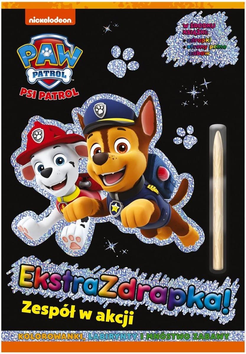 Psi Patrol Ekstrazdrapka Zespół w akcji książka dla dzieci