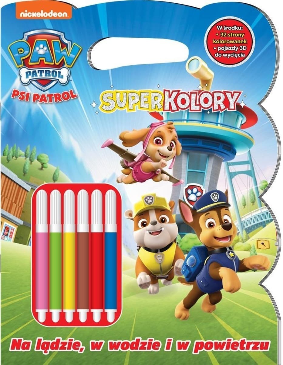 Psi Patrol SuperKolory. Kolorowanka dla dzieci