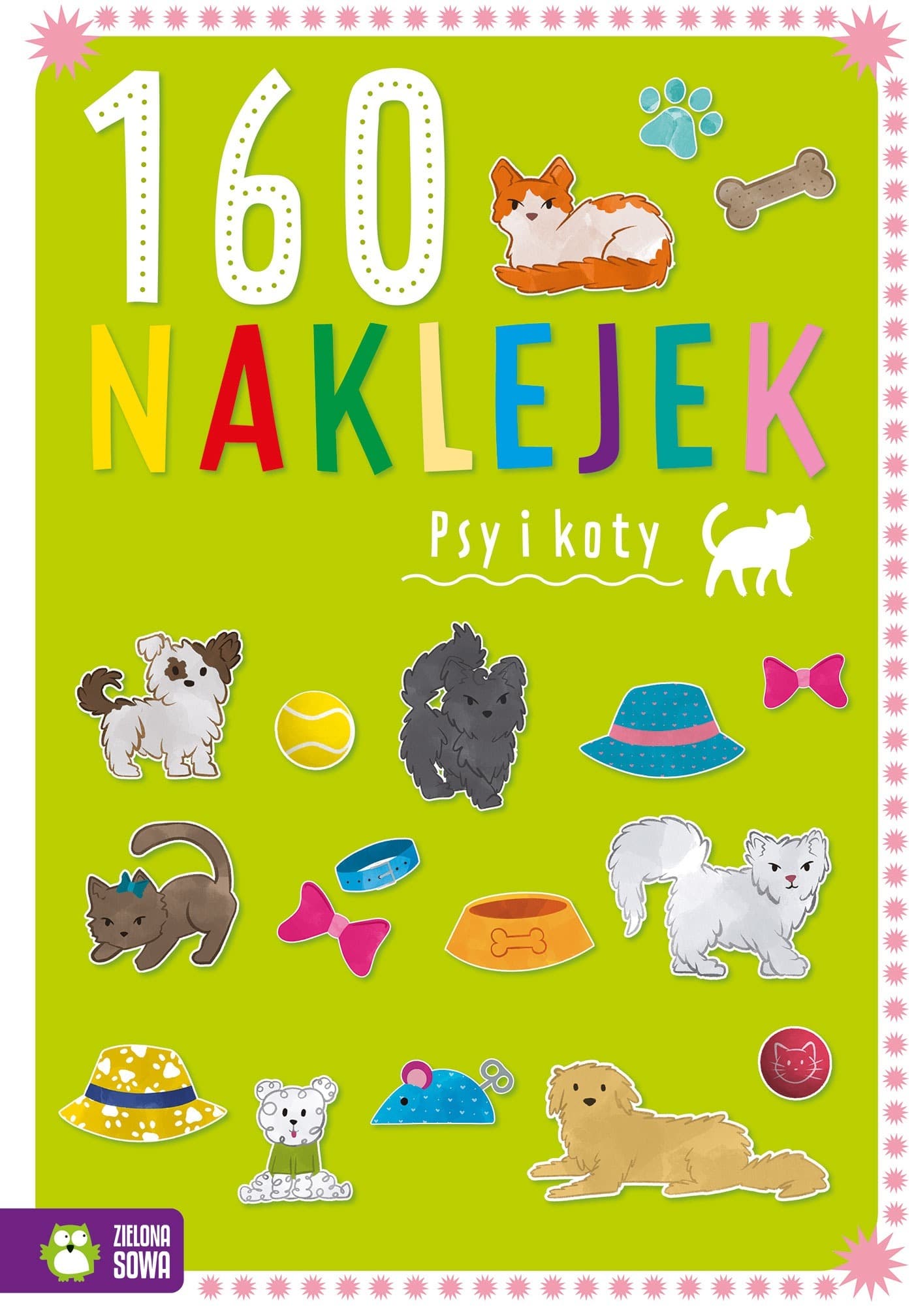 Psy i koty. 160 naklejek