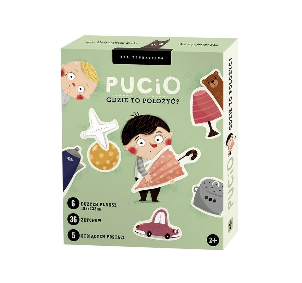 Gra Pucio Gdzie to Położyć? Edukacyjna