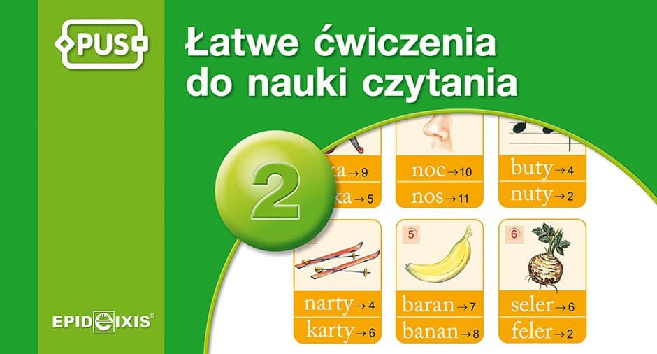 PUS Łatwe Ćwiczenia do Nauki Czytania 2