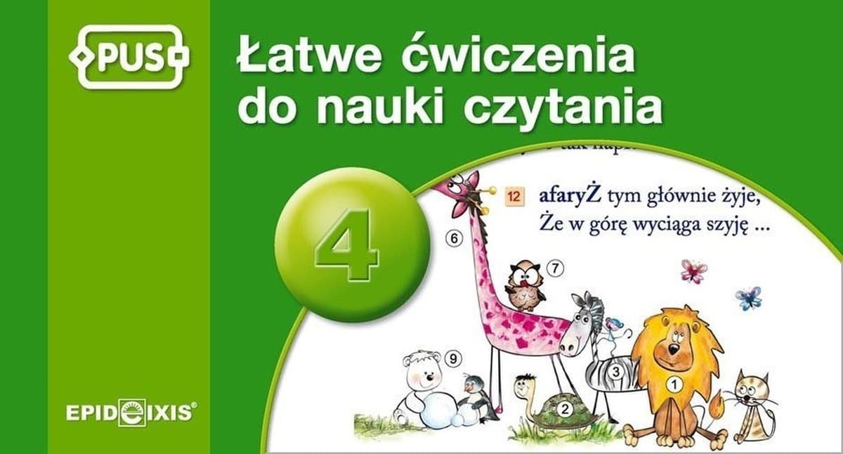 PUS Łatwe Ćwiczenia do Nauki Czytania 4