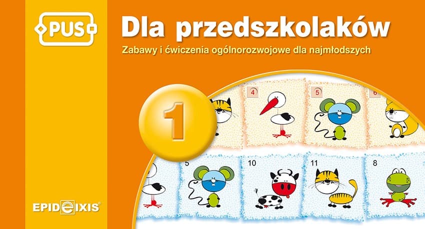 PUS Ćwiczenia edukacyjne - Ćwiczenia dla przedszkolaków 3-letnich