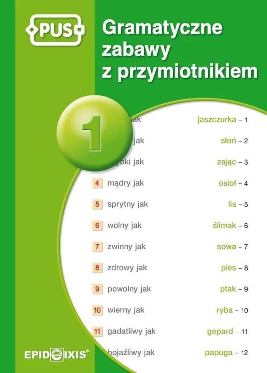 PUS Gramatyczne Zabawy z Przymiotnikiem