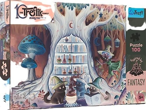 Puzzle 100 elementów Czarodziejskie kociaki Trefl