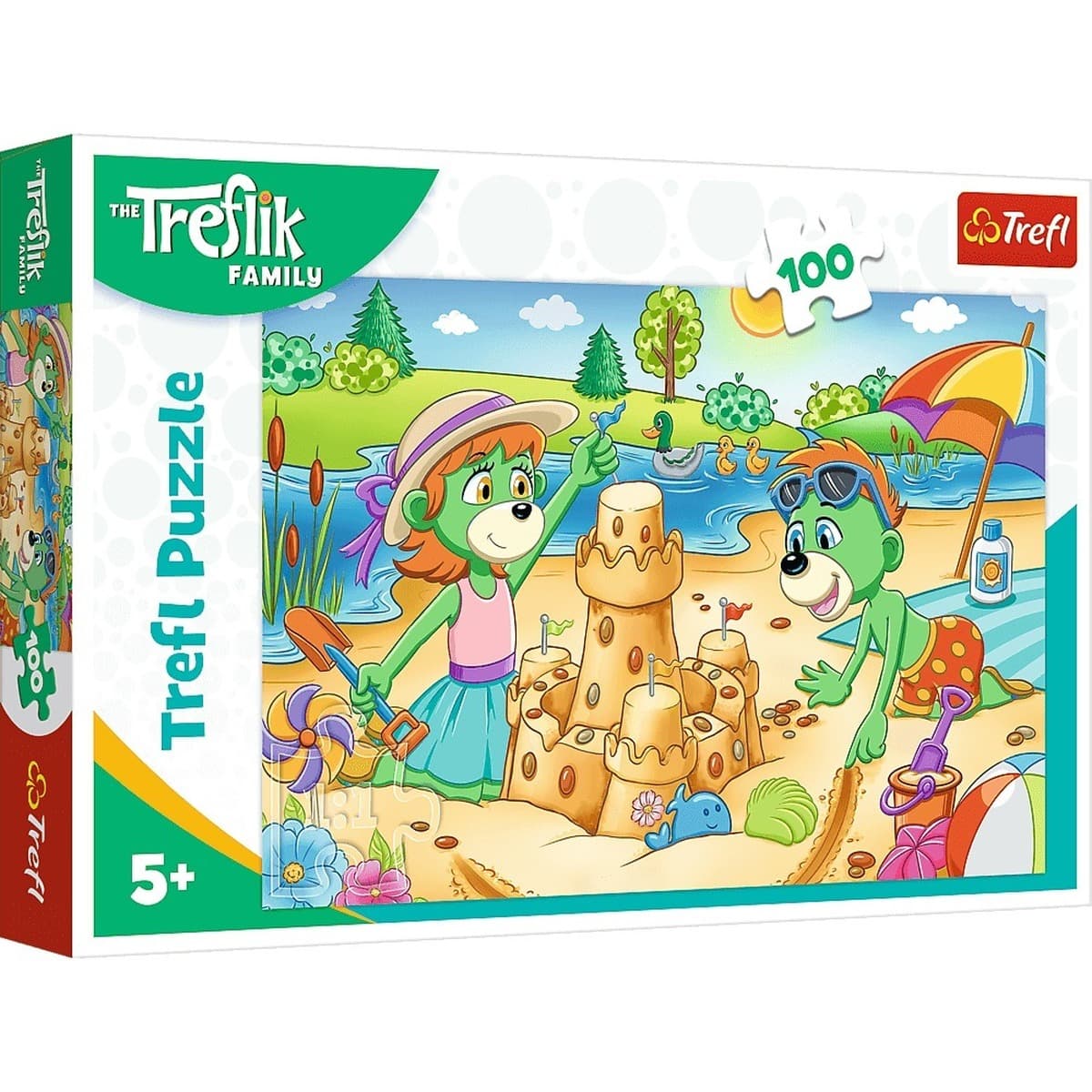 Puzzle 100 Dzień Treflików Rodzina Treflików