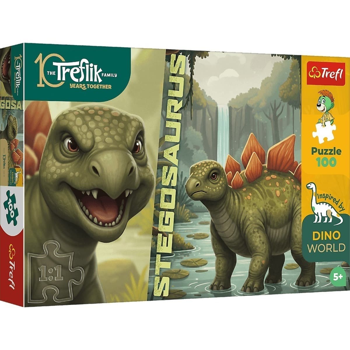 Puzzle 100 Inspired By Dino World Rodzina Treflików wzór 4 16581