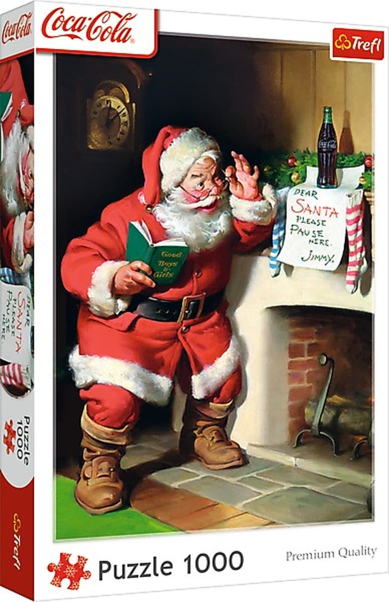 PUZZLE 1000 Coca-Cola Święty Mikołaj 10922
