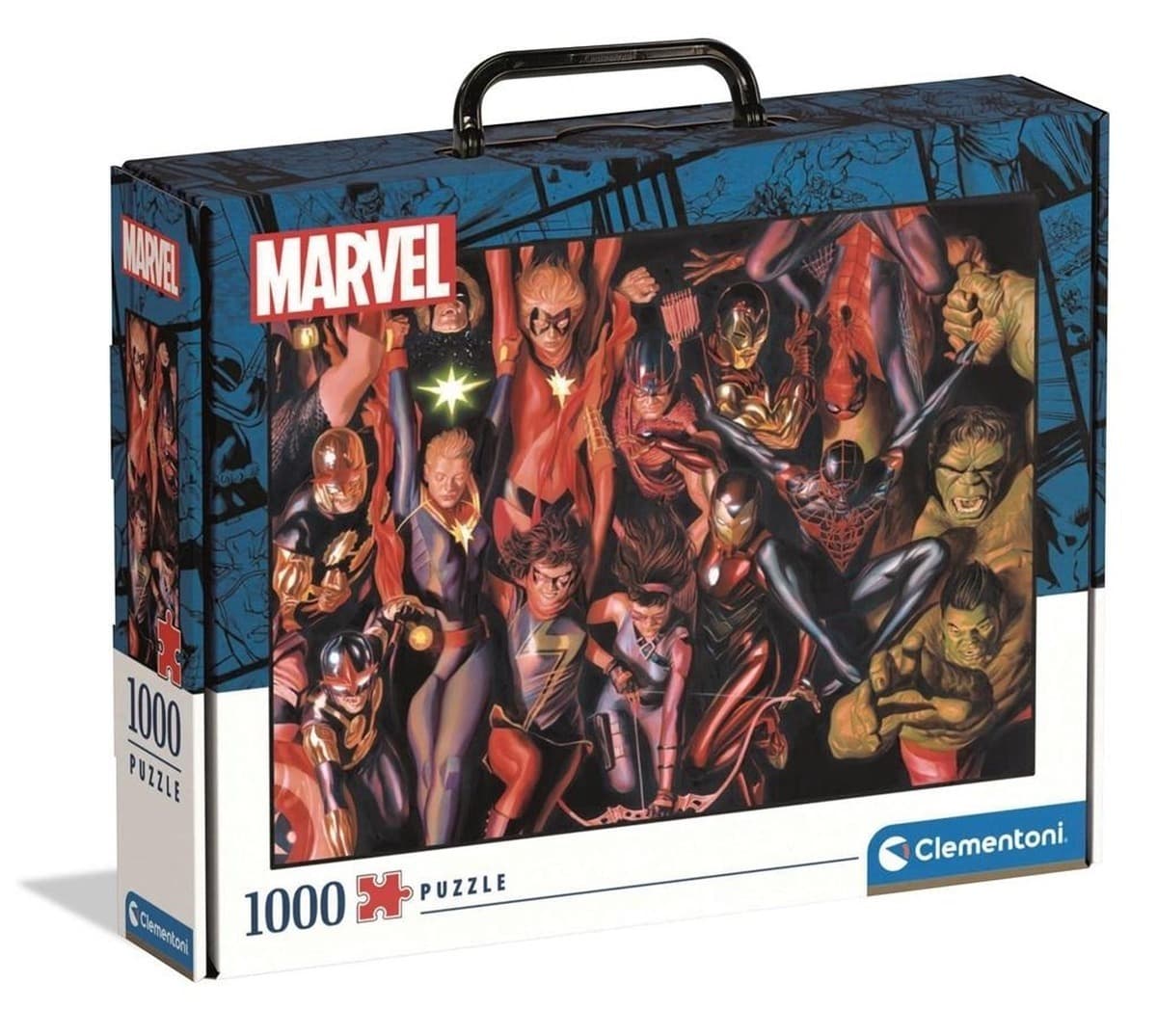 Puzzle 1000 elementów Brief Case Marvel 2022
