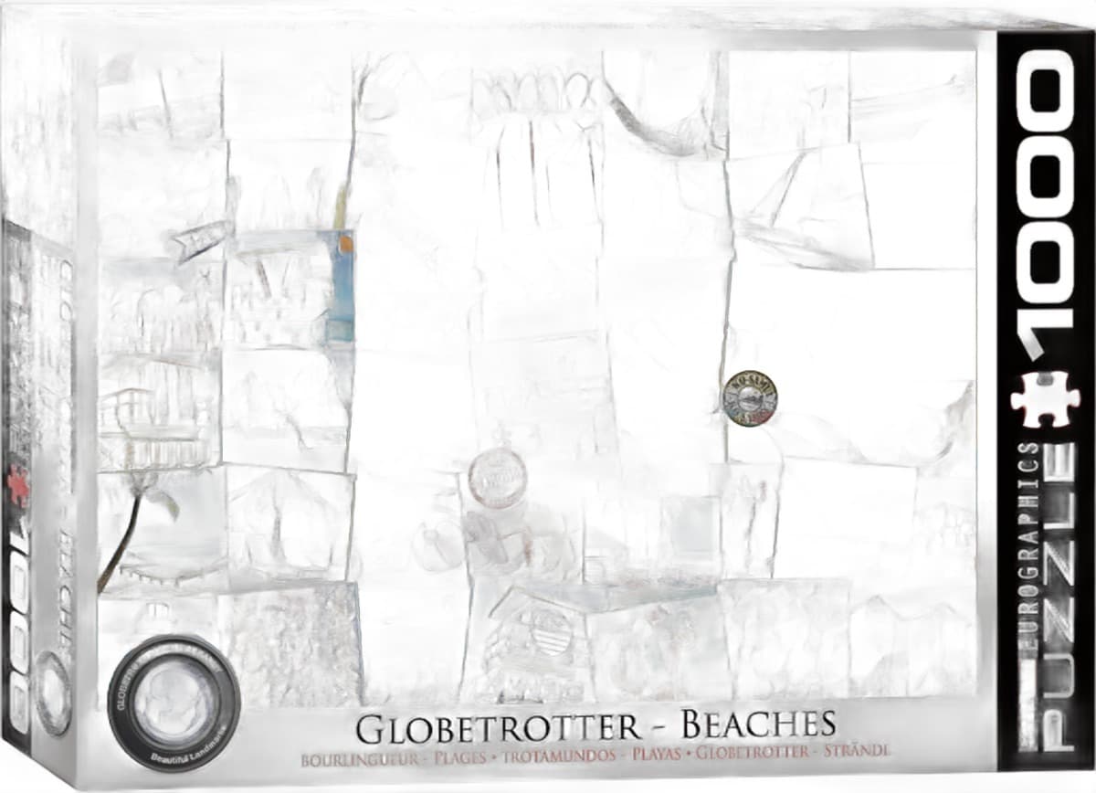 Puzzle 1000 elementów Globetrotter Beaches