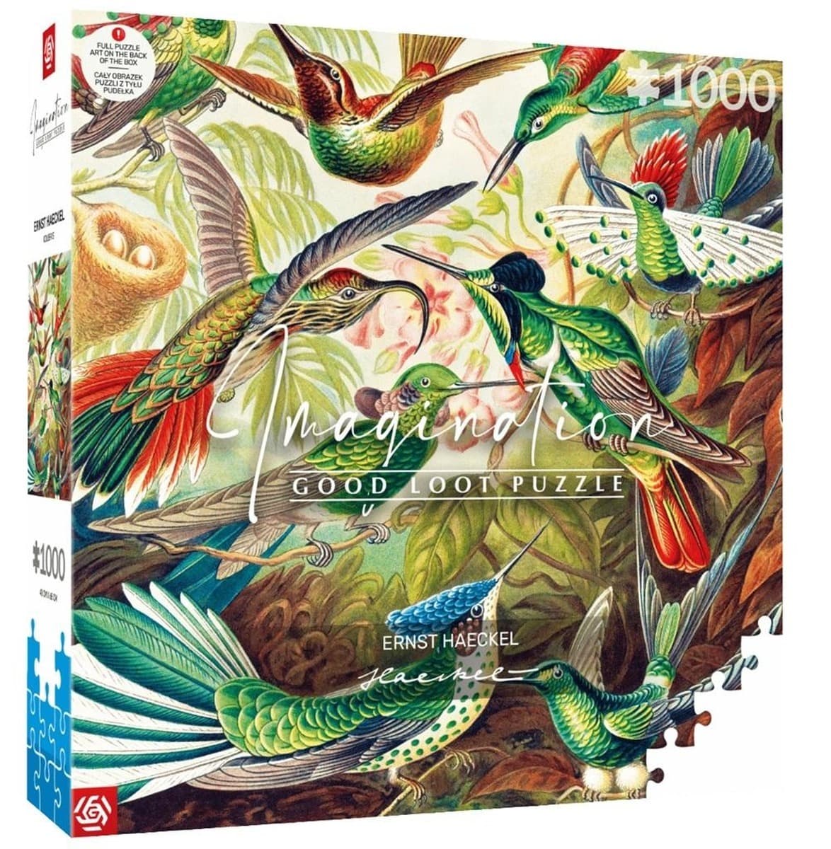 Puzzle 1000 elementów Good Loot Imagination Ernst Haeckel Kolibry