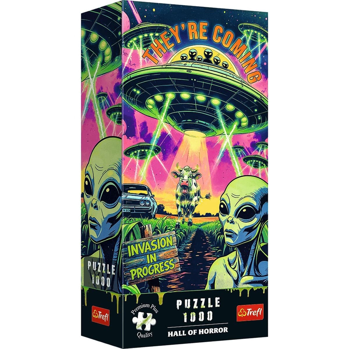 Puzzle 1000 elementów Hall of Horror UFO