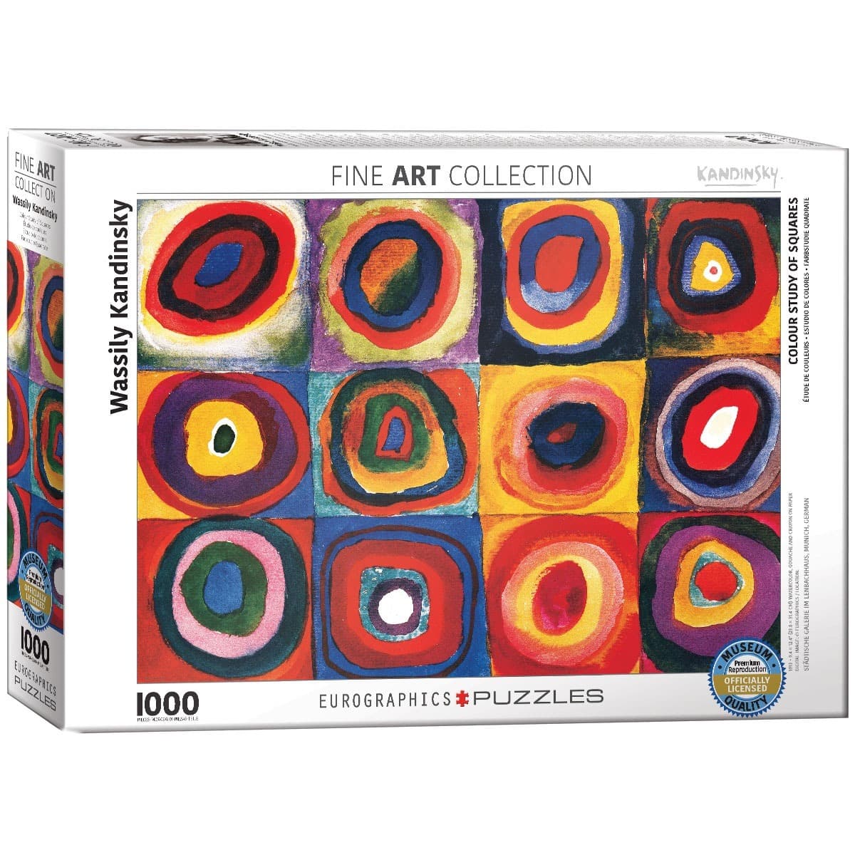 Puzzle 1000 elementów Kandinsky Study Squares