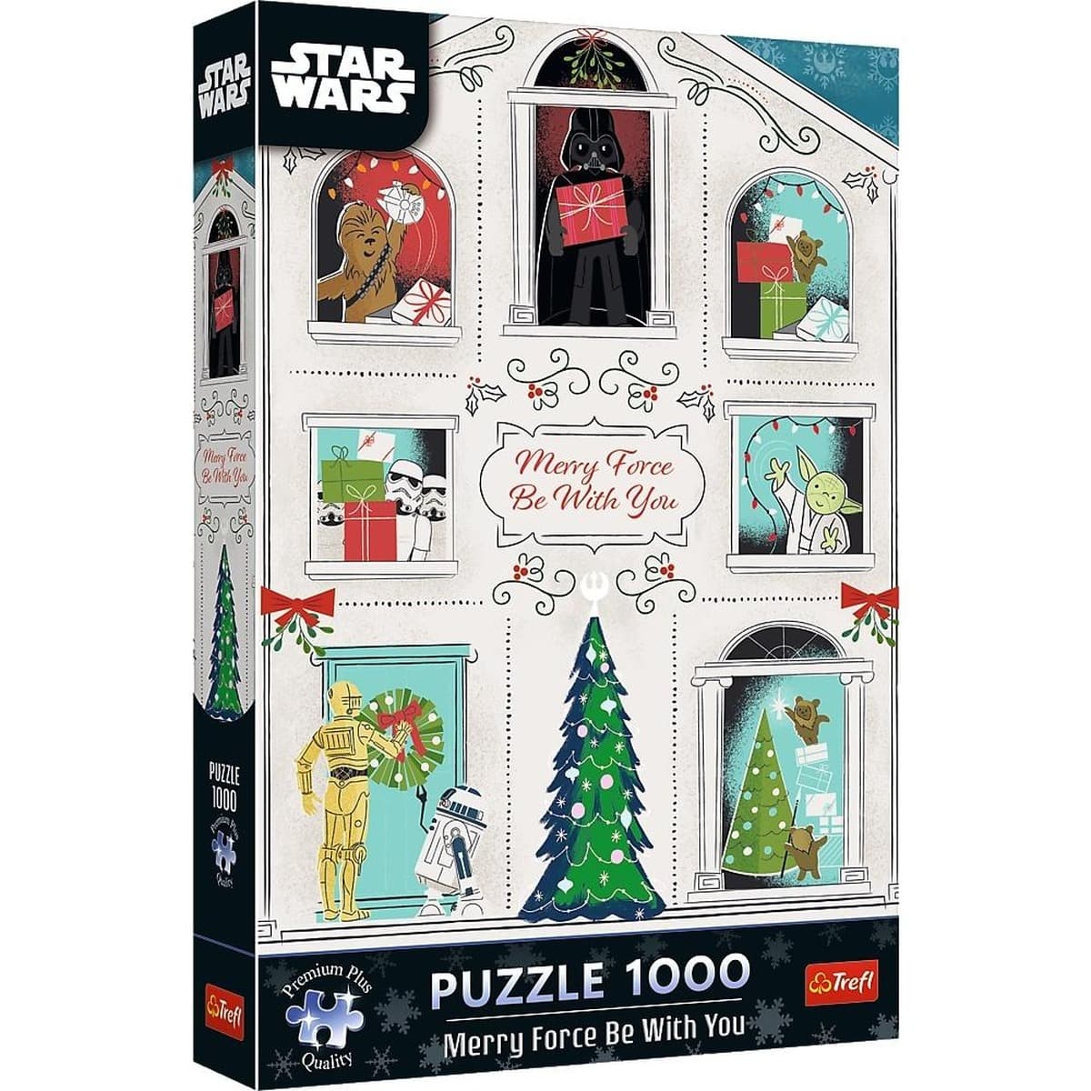 Puzzle 1000 elementów Niech Moc Świąt Będzie z Tobą Trefl