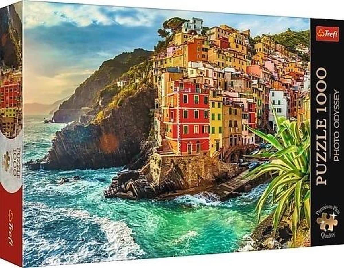 Puzzle 1000 elementów Premium Plus Photo Odyssey Miasteczko Riomaggiore Włochy