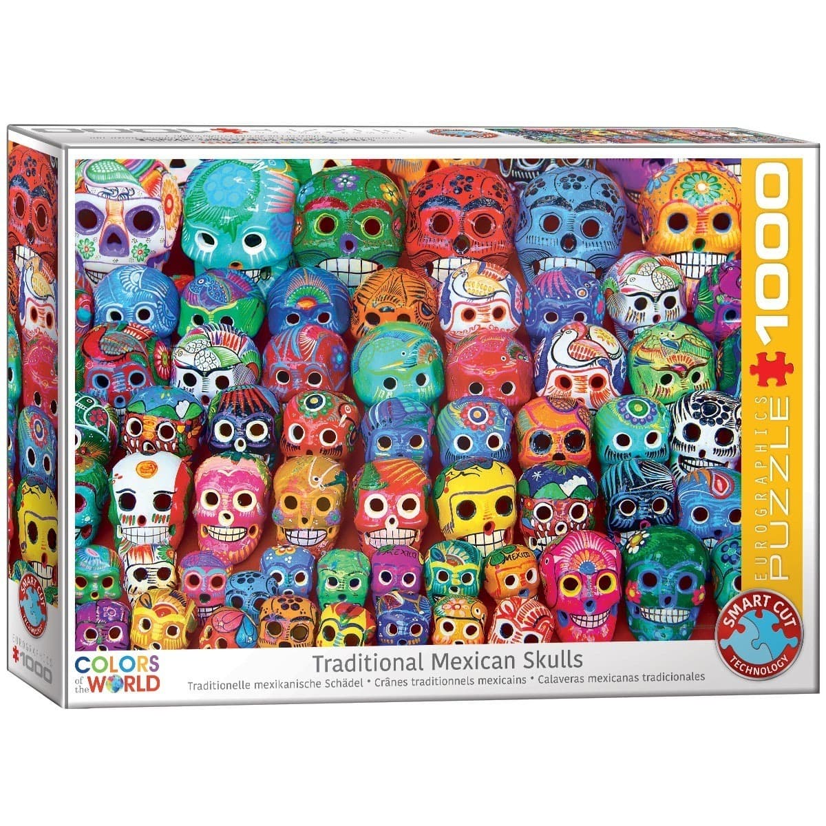 Puzzle 1000 elementów Tradycyjne meksykańskie czaszki