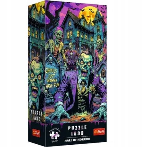 Puzzle 1000 elementów Trefl Horror Mix dla dorosłych i młodzieży