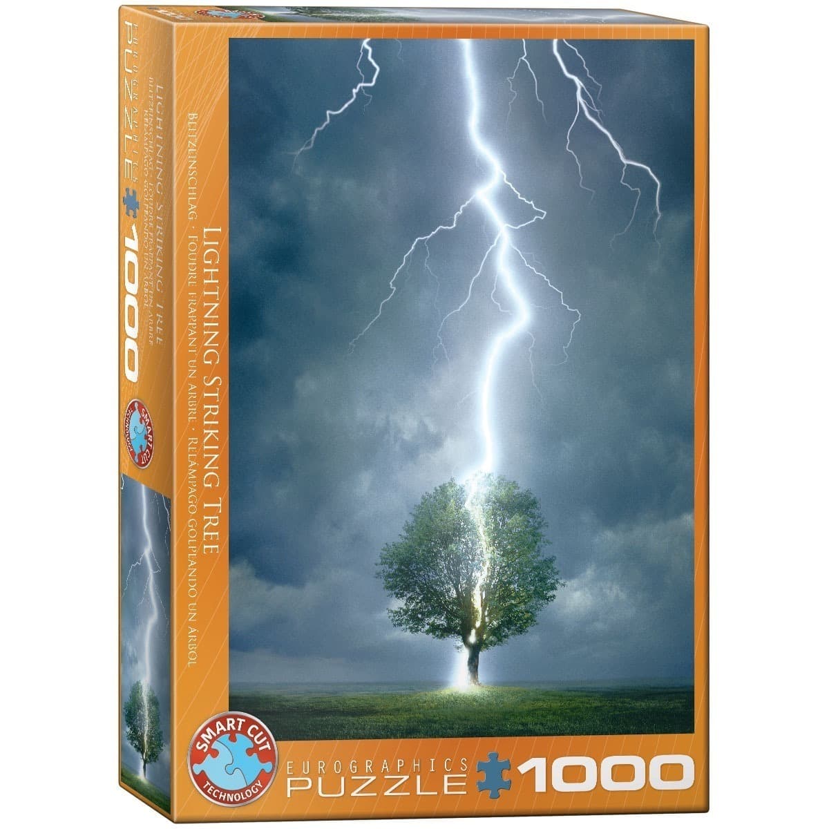 Puzzle 1000 elementów Uderzające Drzewo Oświetleniowe