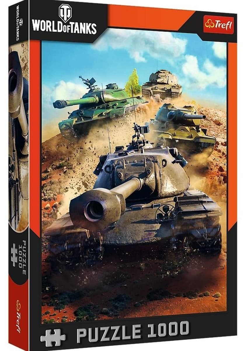 Puzzle 1000 elementów World of Tanks Czołgi w boju