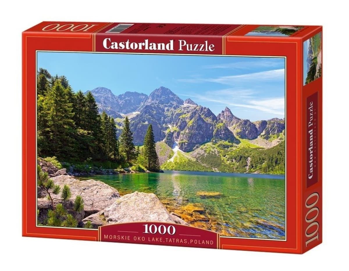 Puzzle 1000 elementów z widokiem na Morskie Oko w Tatrach