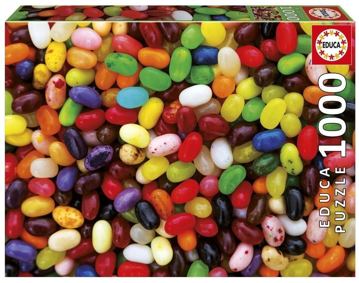 Puzzle 1000 Kolorowe żelki Educa