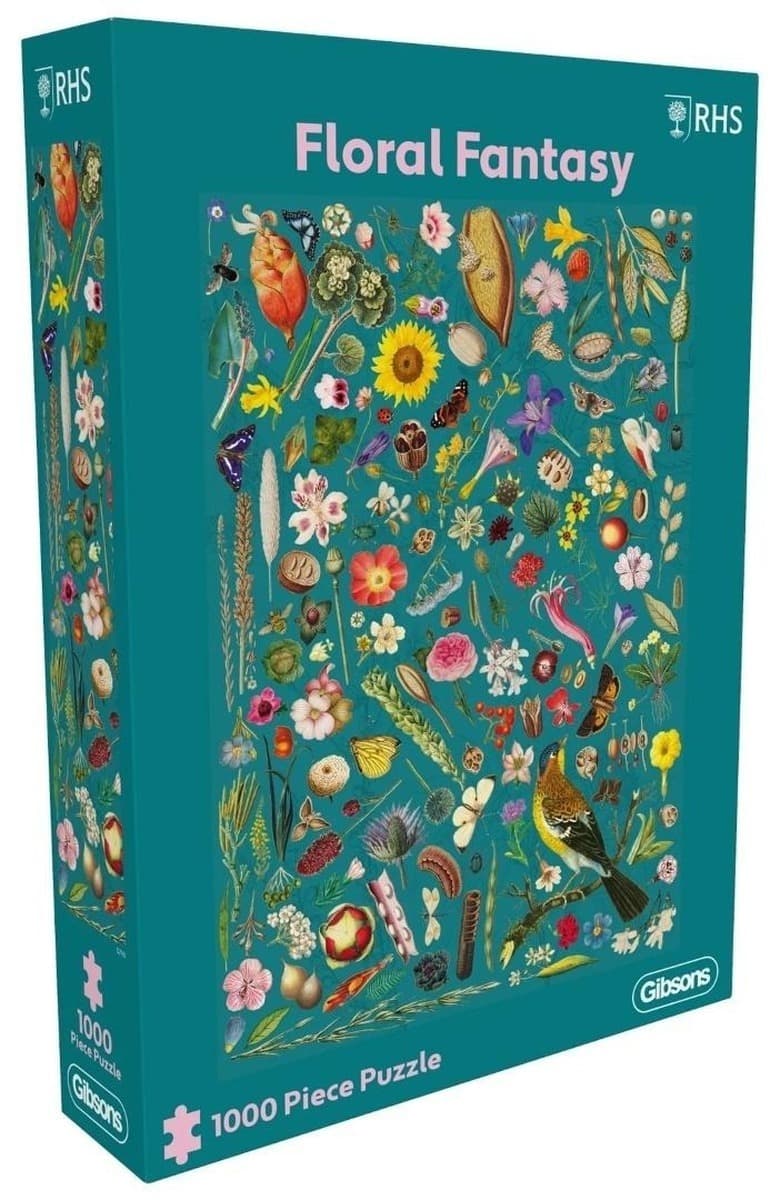 Puzzle 1000 Kwiatowa fantazja Gibsons