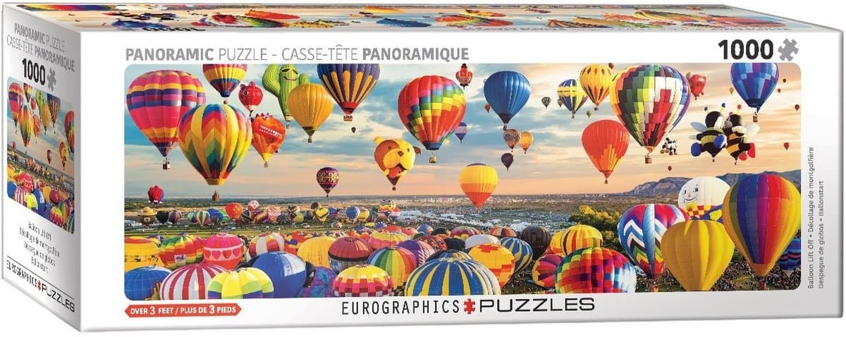 Puzzle 1000 Panorama Balloon Lift Off 6010-5923