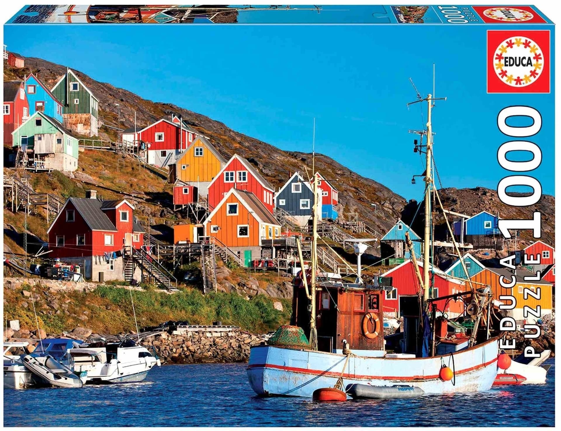 Puzzle 1000 Skandynawskie domy 109575
