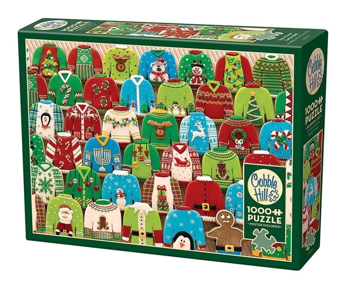 Puzzle 1000 Świąteczne swetry 113003