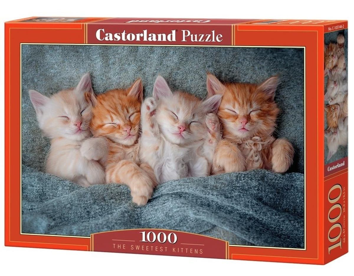 Puzzle 1000 The Sweetest Kittens C-105144-2