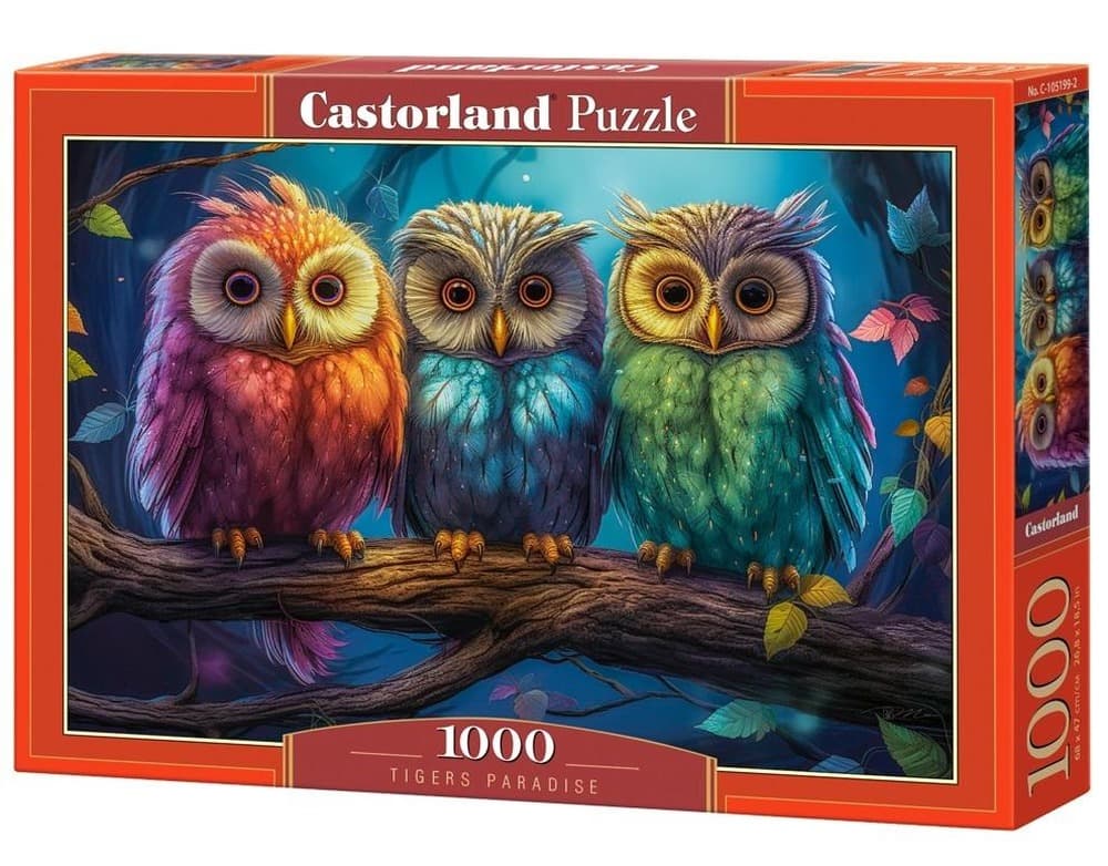 Puzzle 1000 Three Little Owls C-105175-2