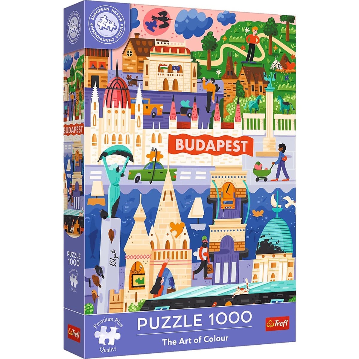 Puzzle 1000 Trefl Premium Plus Budapeszt Węgry 12107