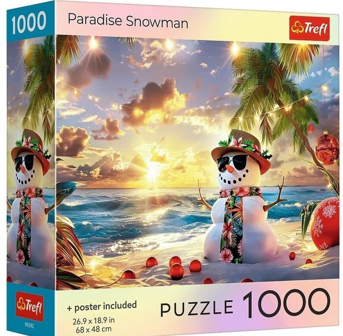 Puzzle 1000 USA Collection Paradise Snowman