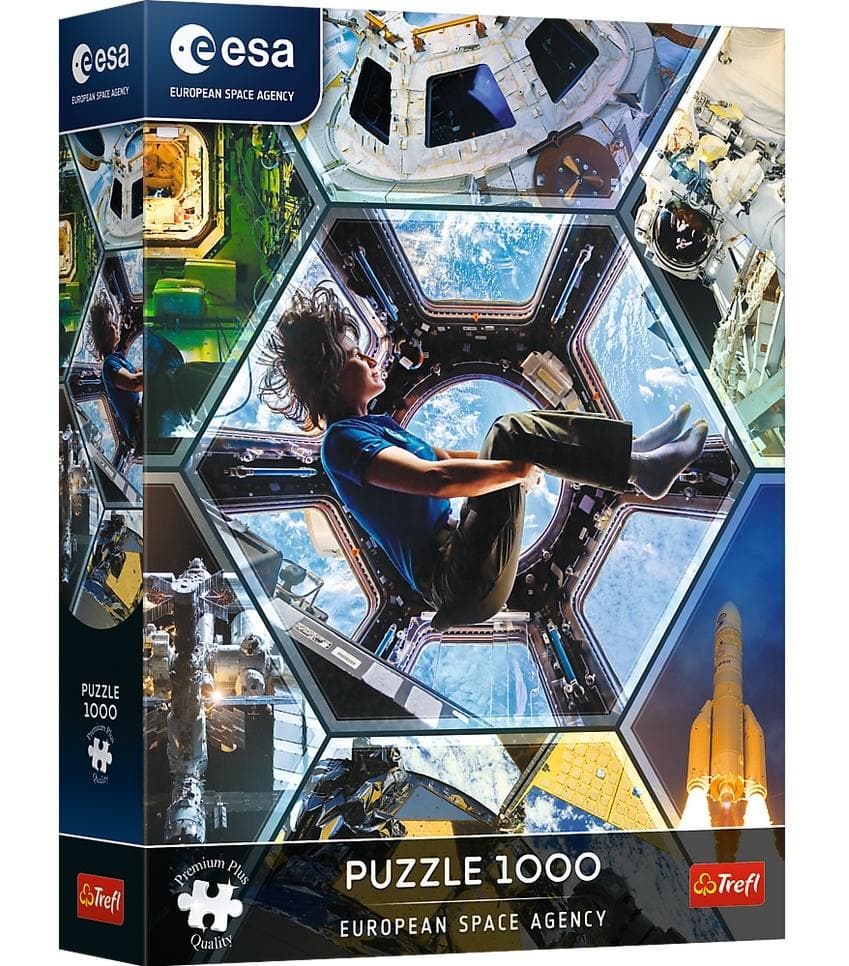 Puzzle 1000 elementów Wyprawy kosmiczne Trefl dla dzieci od 4 lat