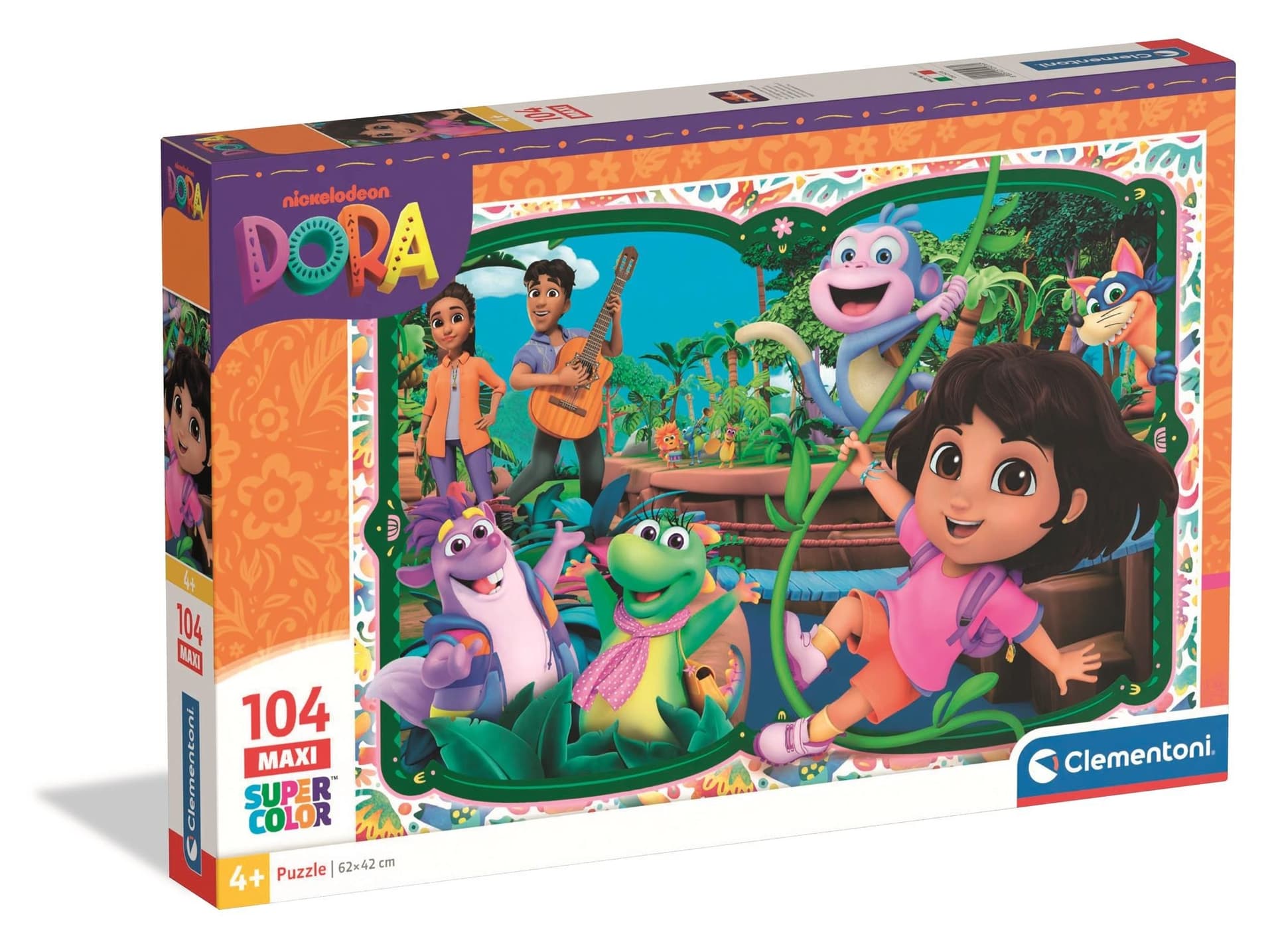 Puzzle 104 elementy Super Kolor Maxi Dora Clementoni
