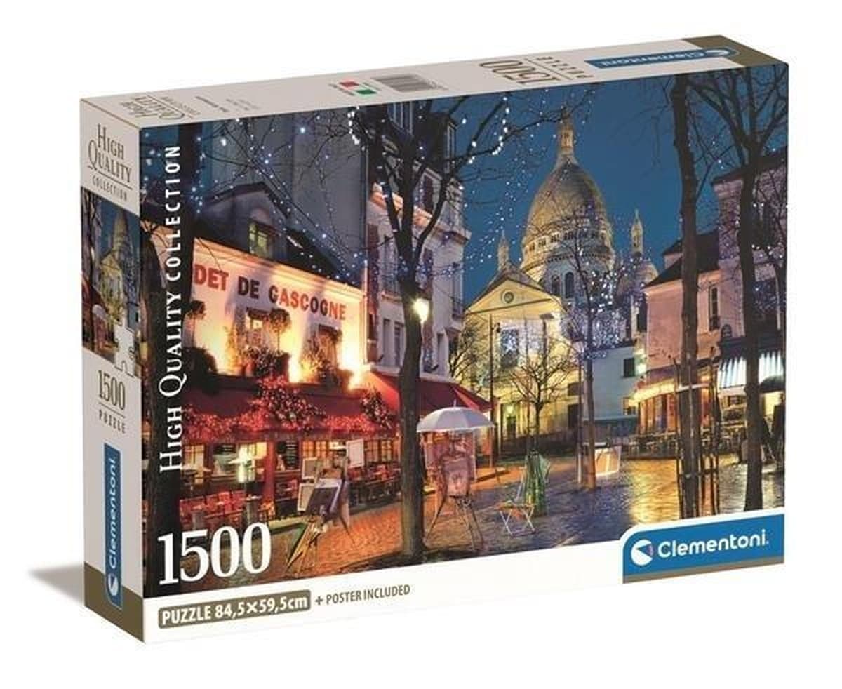 Puzzle 1500 elementów Compact Paris Montmartre