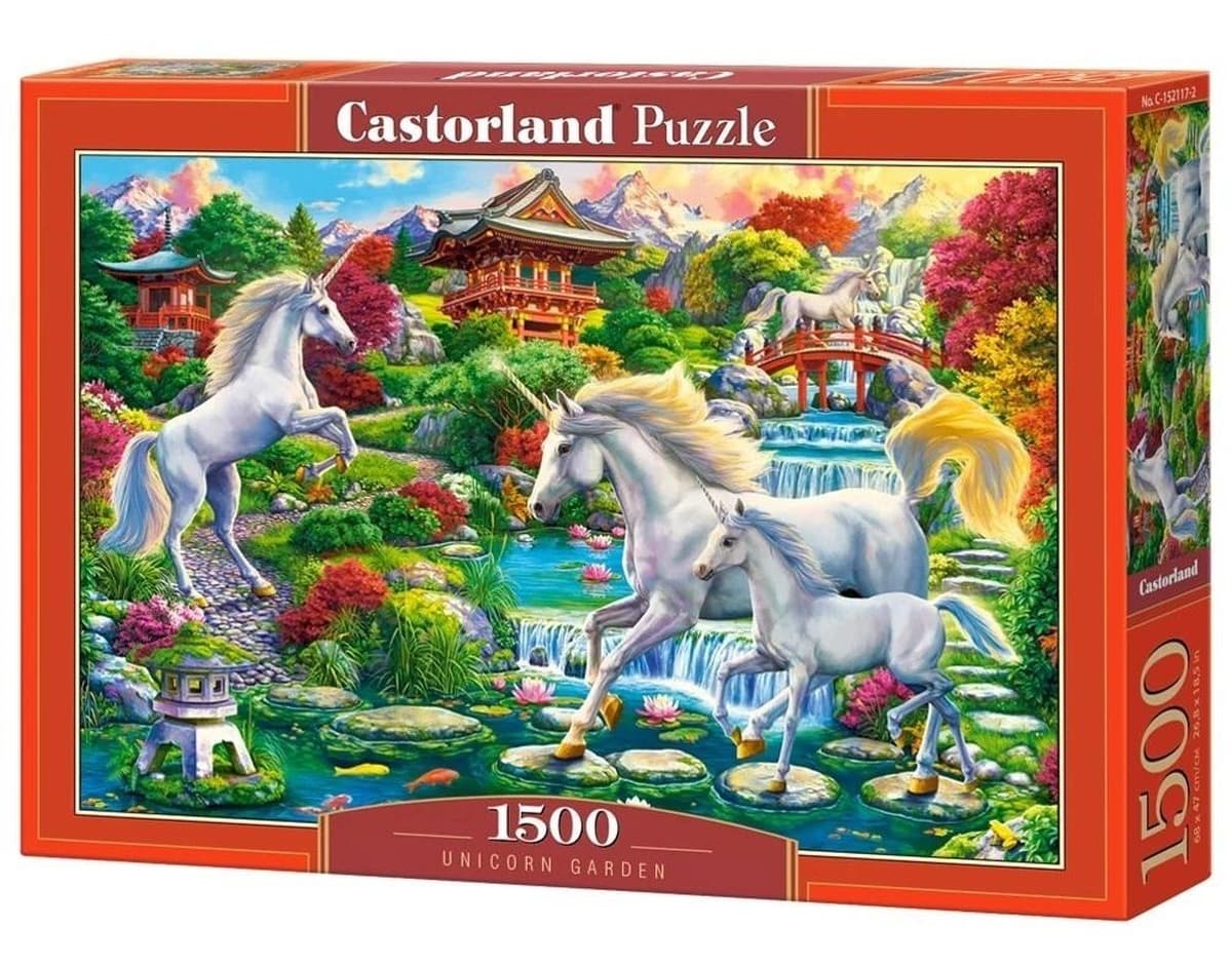 Puzzle 1500 elementów Unicorn Garden C-152117-2