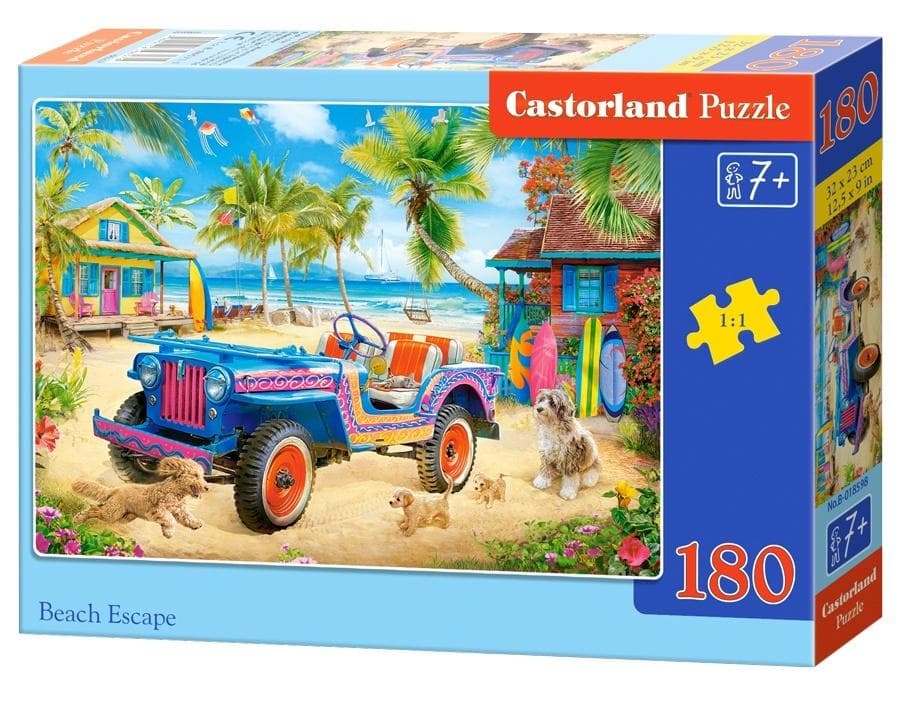 Puzzle 180 elementów Beach Escape Castorland