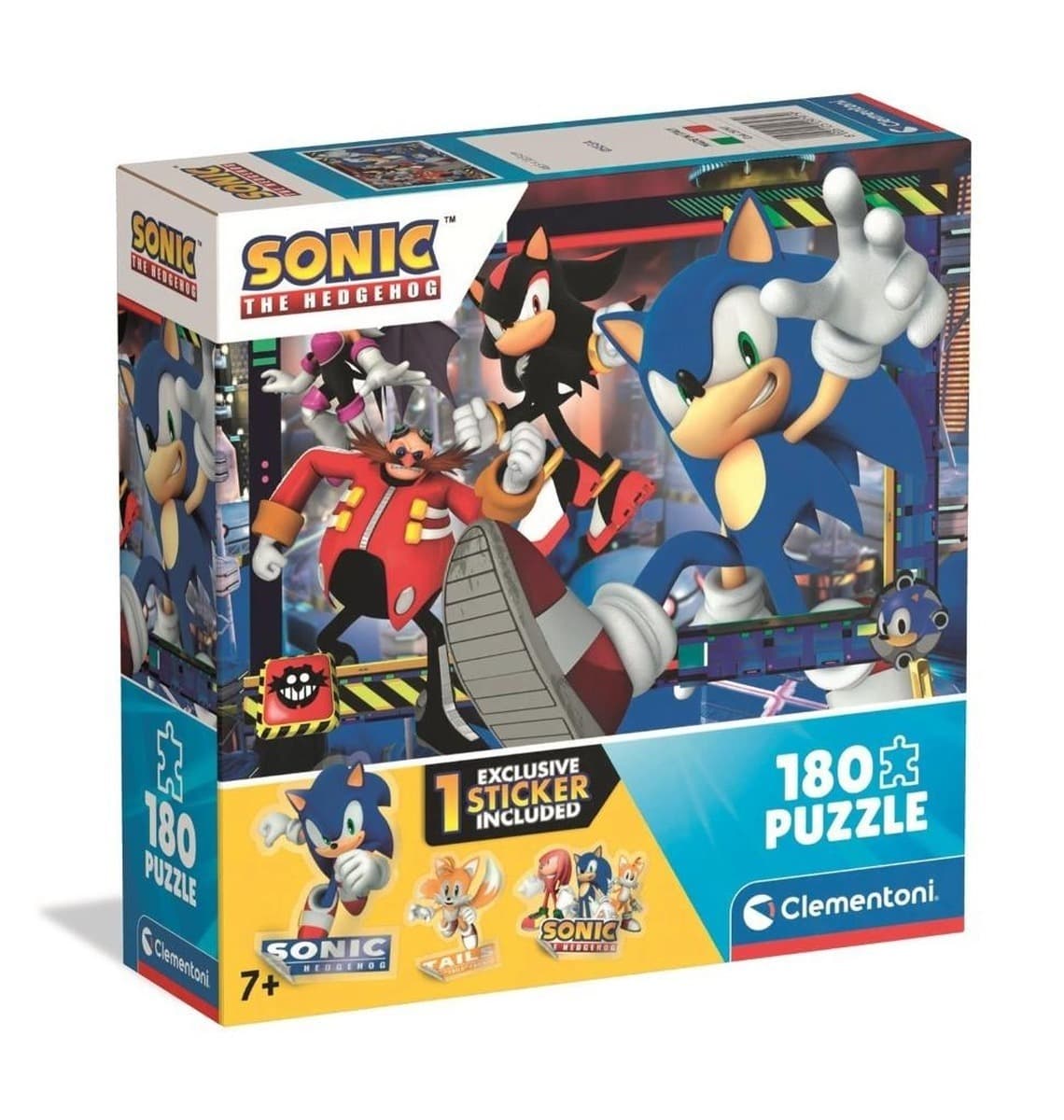 Puzzle 180 elementów Super Kolor Sonic