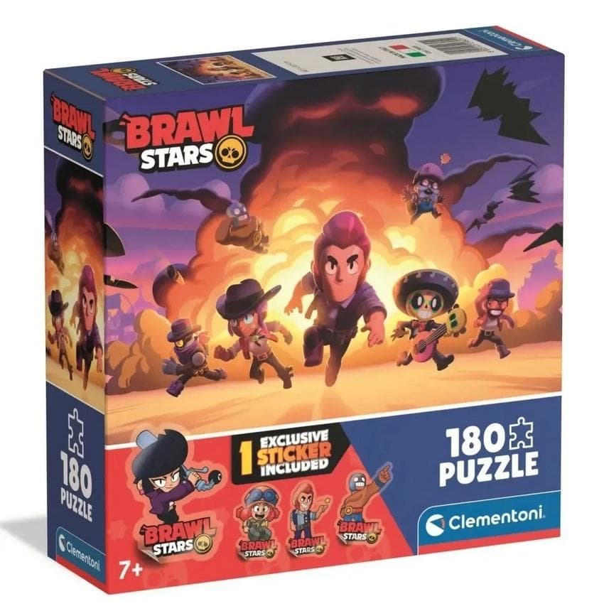 Puzzle 180 elementów Brawl Stars 3 Clementoni Square Box