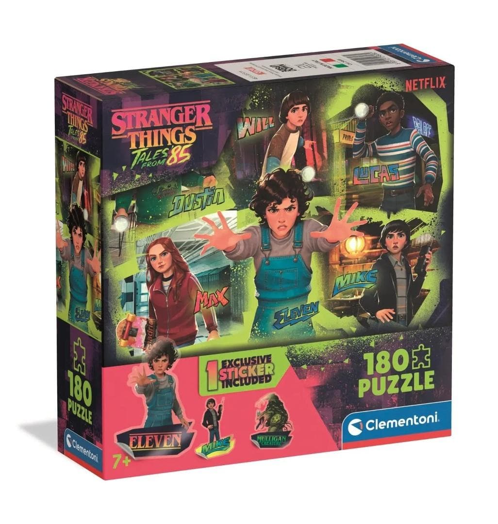 Puzzle Clementoni Stranger Things 180 elementów Super Color