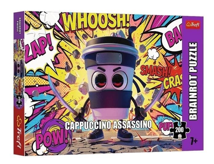 Puzzle 200 elementów Cappuccino Assassino Trefl