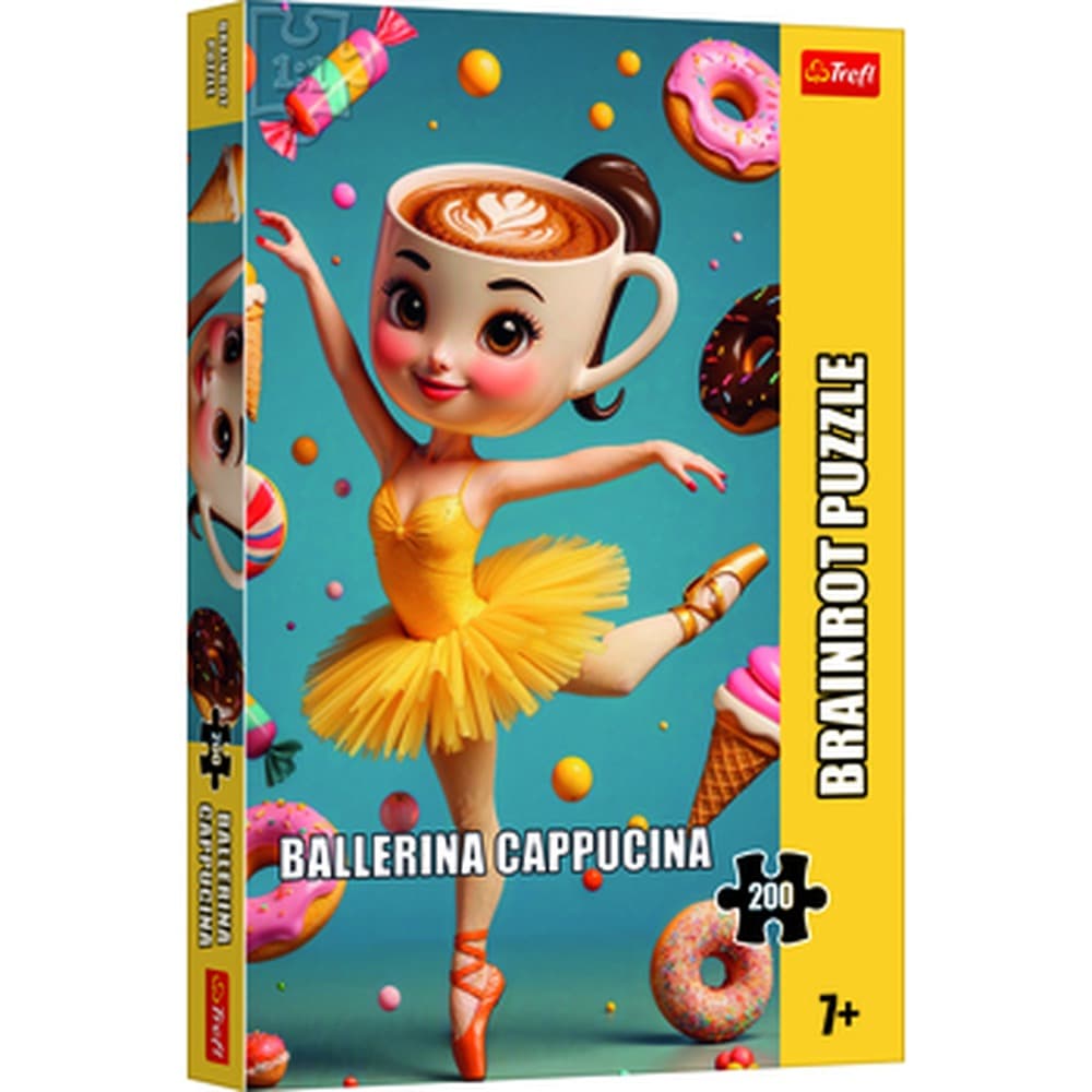 Trefl Puzzle 200 - BrainRots Ballerina Cappucina