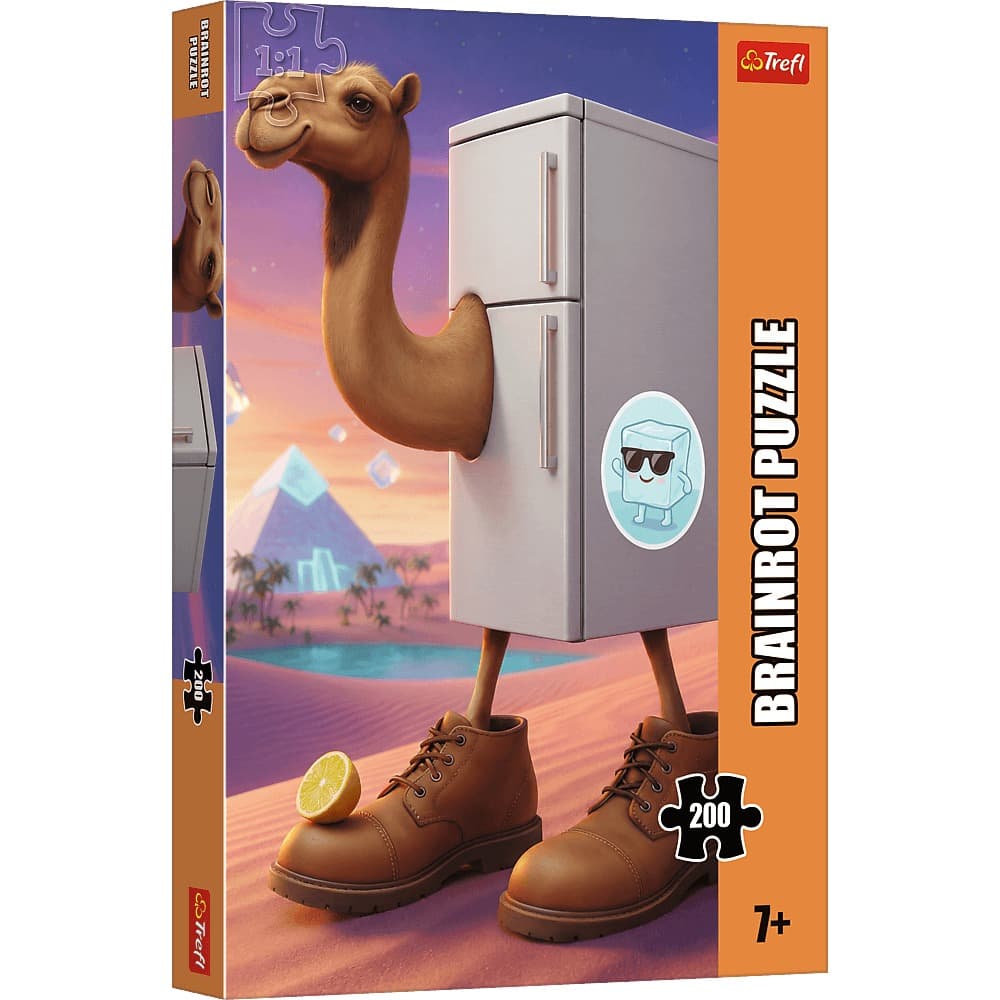 Puzzle 200 elementów BrainRots Frigo Camelo Trefl