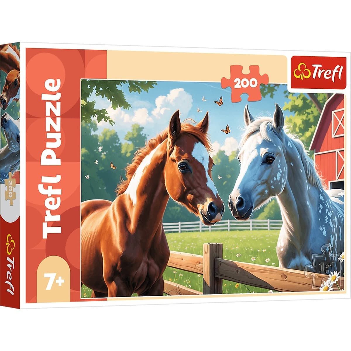 Puzzle 200 Konie na Polanie Trefl