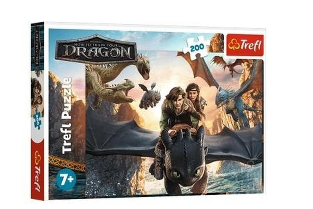Puzzle 200 Szczerbatek i przyjaciele 13348