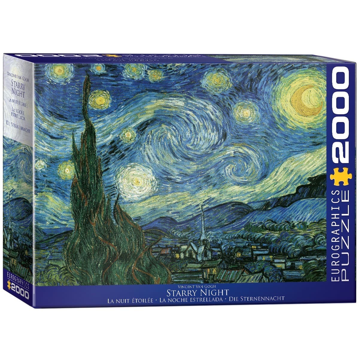 Puzzle 2000 elementów Starry Night Vincent van Gogh