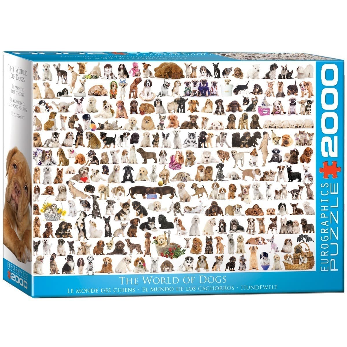 Puzzle 2000 elementów Świat Psów