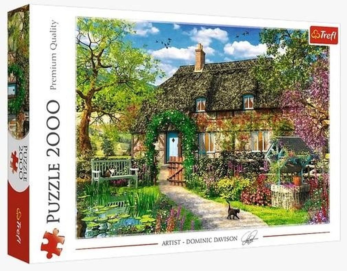 Puzzle 2000 elementów Wiejska chatka