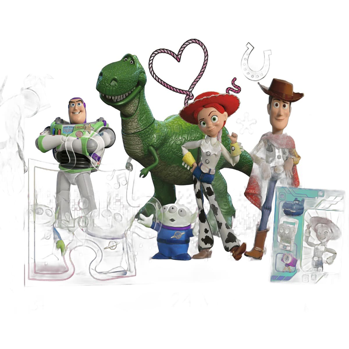 Puzzle 24 Maxi Toy Story 5 + plakat TREFL